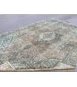9x14 distressed woven rug, wool area rug, dining room rug, 9'4 X 13'8 Persian Rug