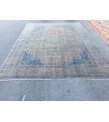 10x13 hand knotted rug, retro area rug, dining room rug, 9'6 X 13' Pastel Rug