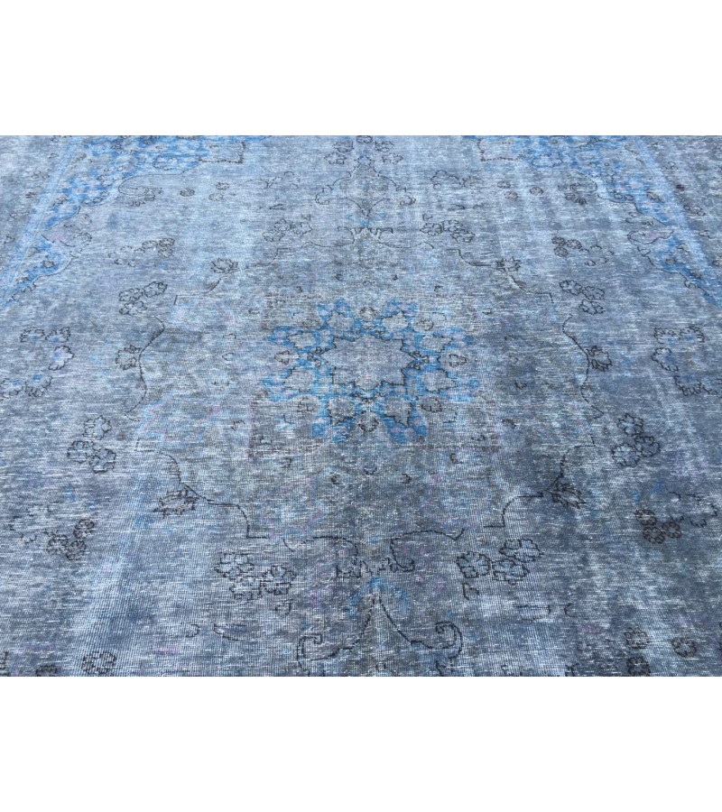 10x12 distressed Persian rug, Retro Handmade Rug, woven Rug,9'6 X 12'3 Area Rug