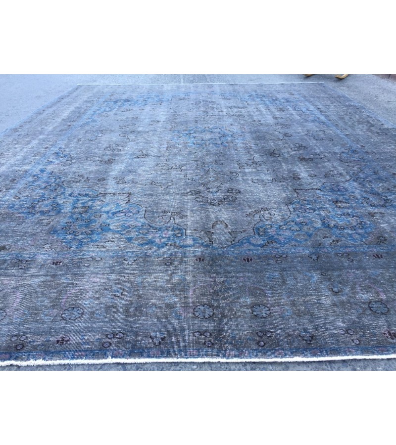 10x12 distressed Persian rug, Retro Handmade Rug, woven Rug,9'6 X 12'3 Area Rug