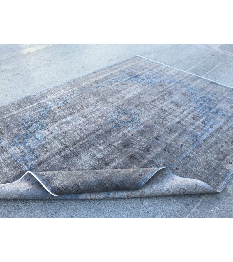 10x12 distressed Persian rug, Retro Handmade Rug, woven Rug,9'6 X 12'3 Area Rug