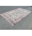 7x11 distressed rug for living room, dining room rug, vintage rug, 6'11 X 10'6 area rug