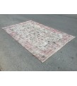 7x11 distressed rug for living room, dining room rug, vintage rug, 6'11 X 10'6 area rug