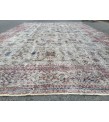 7x11 distressed rug for living room, dining room rug, vintage rug, 6'11 X 10'6 area rug