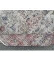 7x11 distressed rug for living room, dining room rug, vintage rug, 6'11 X 10'6 area rug
