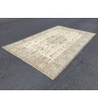 7x11 home decor rug, abstract distressed bedroom rug, 6'7 X 10'7 hand woven rug