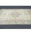 7x11 home decor rug, abstract distressed bedroom rug, 6'7 X 10'7 hand woven rug