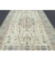 7x11 home decor rug, abstract distressed bedroom rug, 6'7 X 10'7 hand woven rug