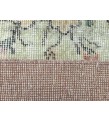 5x8 floral pastel green rug , handmade woven rug, 4'9 X 8'2 Living room rug
