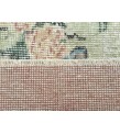 5x8 floral pastel green rug , handmade woven rug, 4'9 X 8'2 Living room rug
