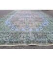 6x10 rainbow distressed rug, hand knotted Turkish rug, rug for living room, 6'2 X 10' area rug