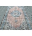5x8 distressed dining room rug, , oriental rug,4'8 X 8'4 Handmade vintage rug