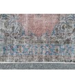5x8 distressed dining room rug, , oriental rug,4'8 X 8'4 Handmade vintage rug