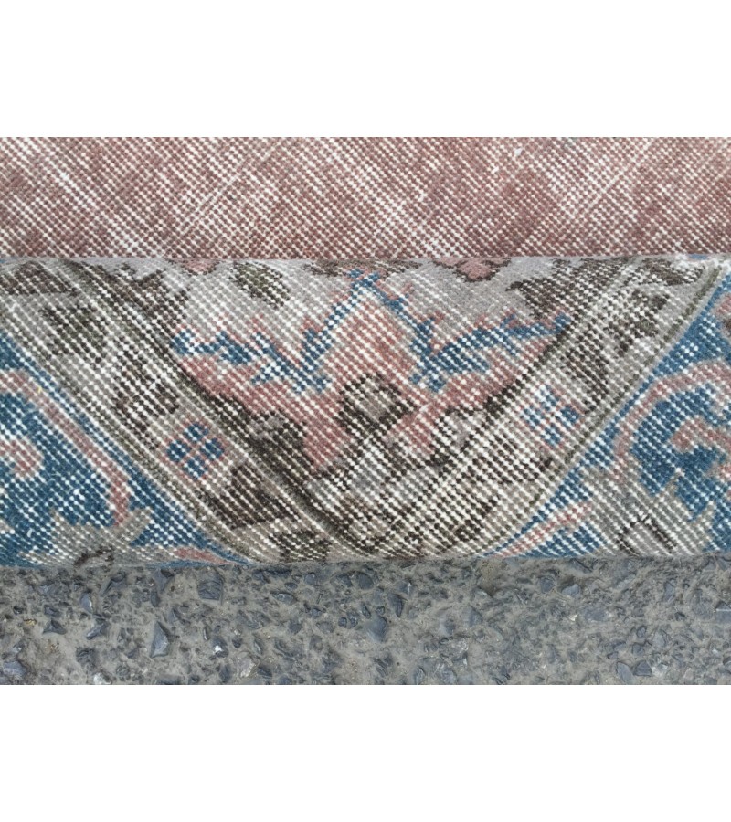 5x8 distressed dining room rug, , oriental rug,4'8 X 8'4 Handmade vintage rug