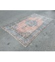 5x8 distressed dining room rug, , oriental rug,4'8 X 8'4 Handmade vintage rug