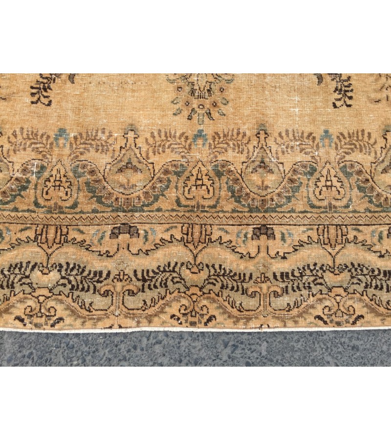 7x12 rug for living room , oversize Turkish rug, 7'3 X 12'2 woven rug