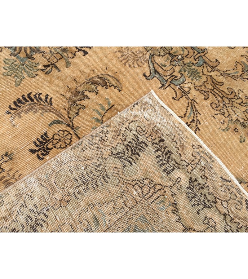 7x12 rug for living room , oversize Turkish rug, 7'3 X 12'2 woven rug