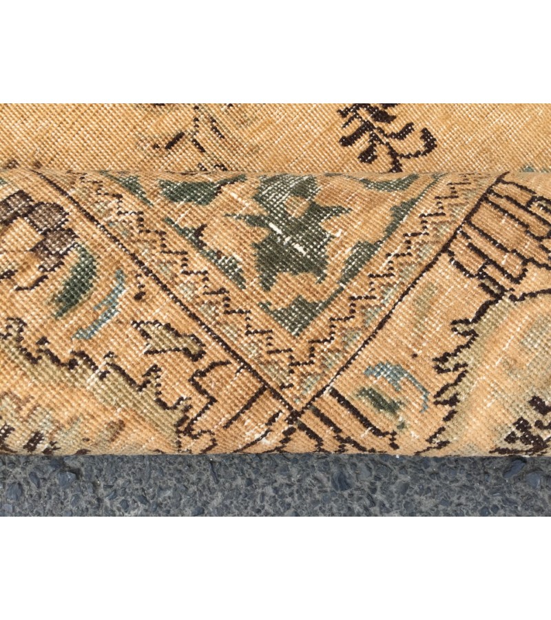 7x12 rug for living room , oversize Turkish rug, 7'3 X 12'2 woven rug