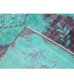 6x10 distressed teal area rug, teal Rug, 6' X 10' Living Room Rug, Oriental rug