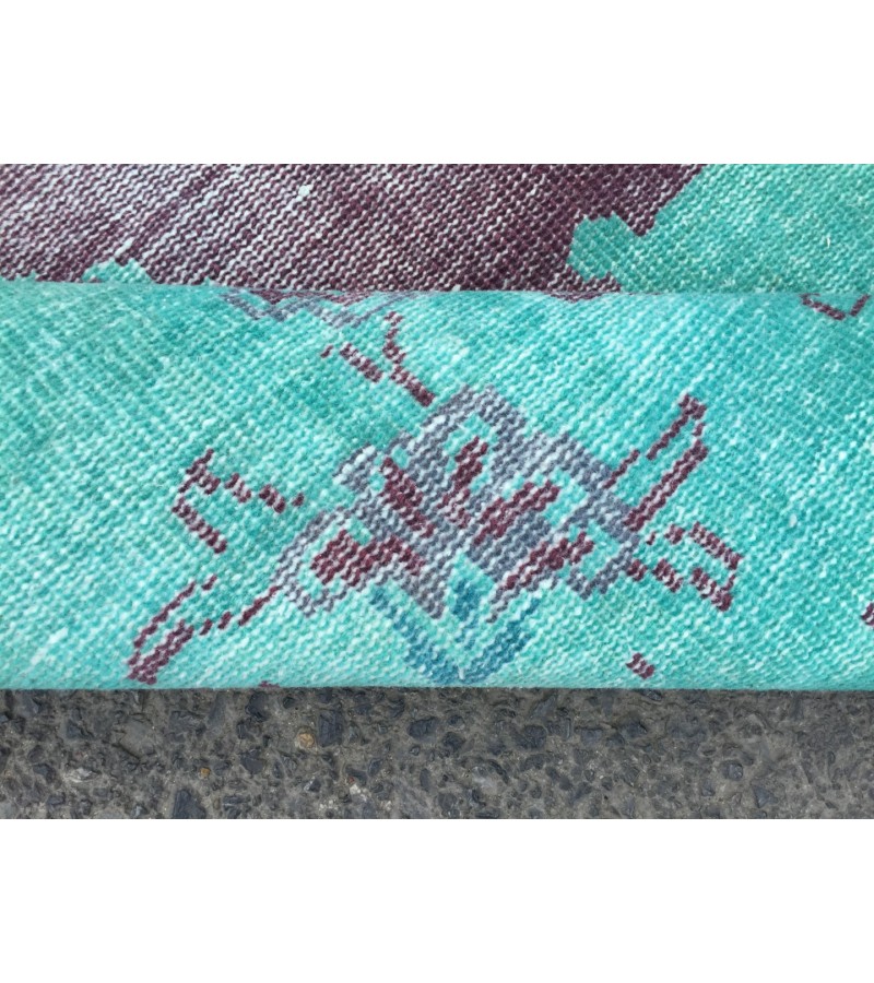 6x10 distressed teal area rug, teal Rug, 6' X 10' Living Room Rug, Oriental rug