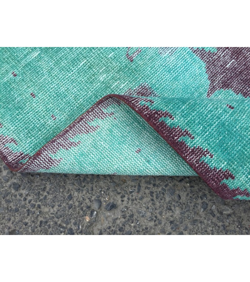 6x10 distressed teal area rug, teal Rug, 6' X 10' Living Room Rug, Oriental rug