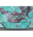 6x10 distressed teal area rug, teal Rug, 6' X 10' Living Room Rug, Oriental rug