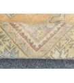 4x8 retro entryway rug, geometric kitchen rug, 3'11 X 8'1 Handmade rug