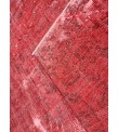 6x9 Red Living room rug, faded woven rug, 5'8 X 9'1 Turkish rug
