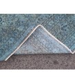 9x13 Pastel Handmade Rug , oversize area rug , 8'9 X 13' living room rug , blue teal rug