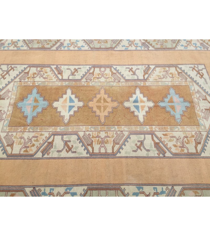 5x8 vintage abstract rug, bedroom rug , kitchen rug, 5'1 X 7'9 Handmade rug