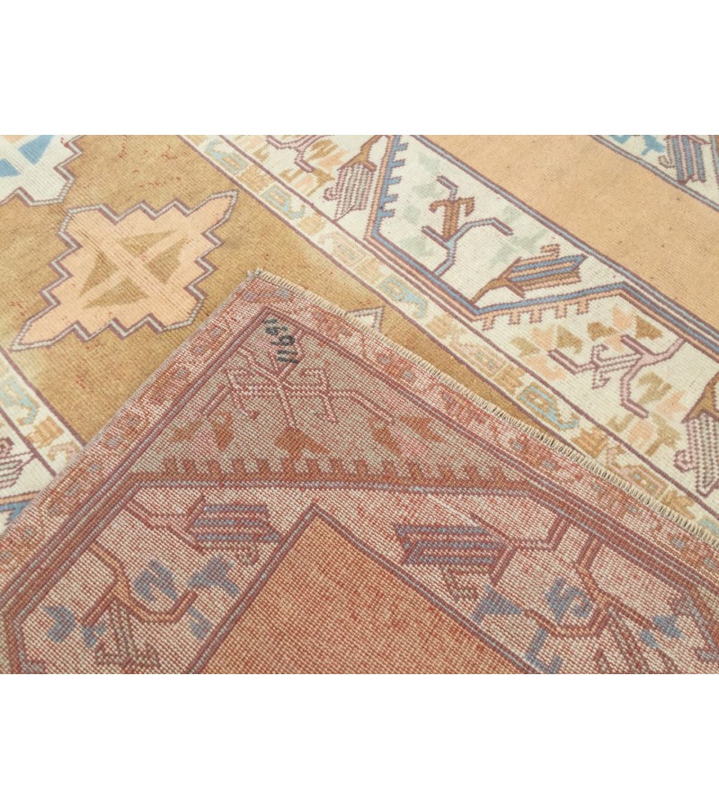 5x8 vintage abstract rug, bedroom rug , kitchen rug, 5'1 X 7'9 Handmade rug