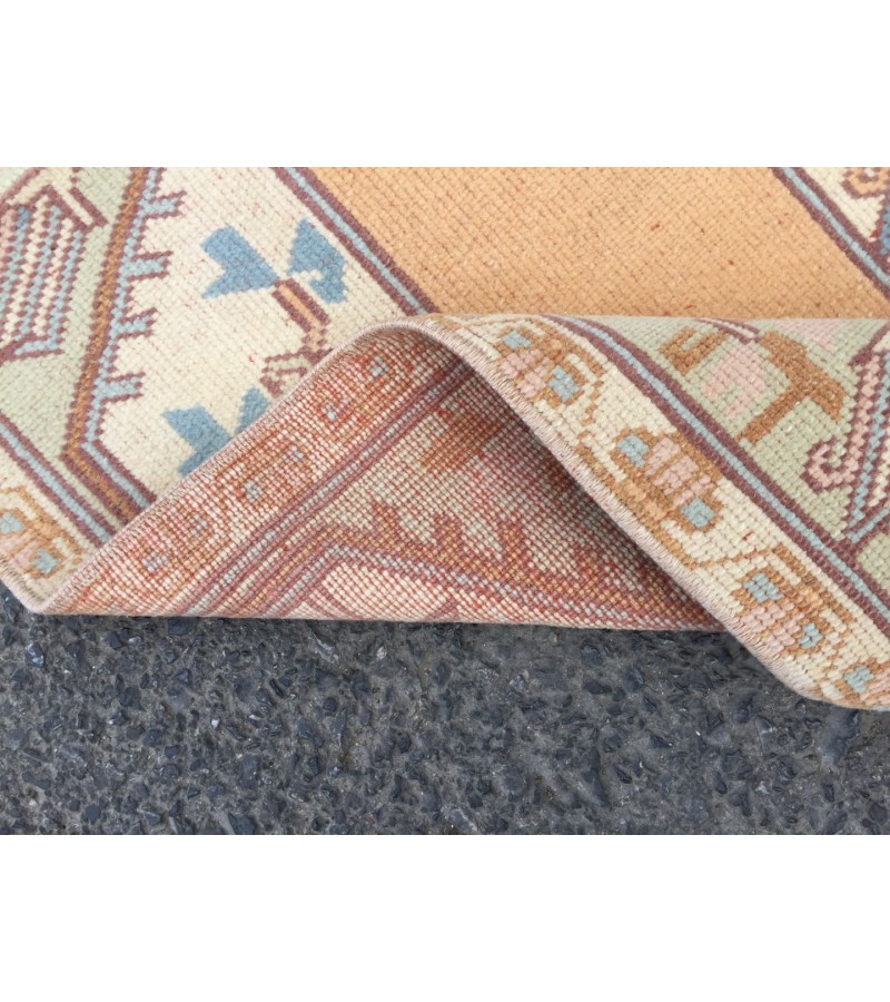 5x8 vintage abstract rug, bedroom rug , kitchen rug, 5'1 X 7'9 Handmade rug