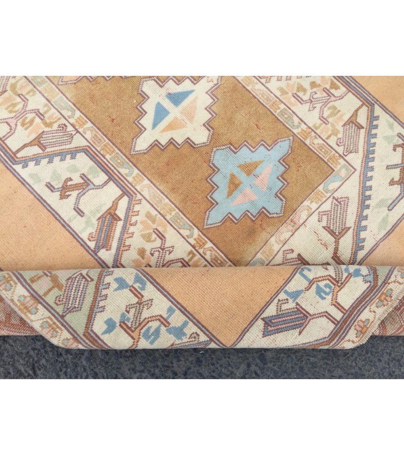 5x8 vintage abstract rug, bedroom rug , kitchen rug, 5'1 X 7'9 Handmade rug