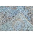 7x10 retro dining room rug, distressed rug, area rug, 6'9 X 10'1 wool rug