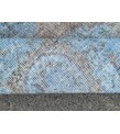 7x10 retro dining room rug, distressed rug, area rug, 6'9 X 10'1 wool rug