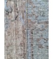 7x10 retro dining room rug, distressed rug, area rug, 6'9 X 10'1 wool rug