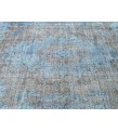 7x10 retro dining room rug, distressed rug, area rug, 6'9 X 10'1 wool rug