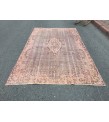 6x9 Turkish Vintage rug , distressed Rug , 5'6 X 9'3 Handmade Rug