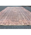 6x9 Turkish Vintage rug , distressed Rug , 5'6 X 9'3 Handmade Rug