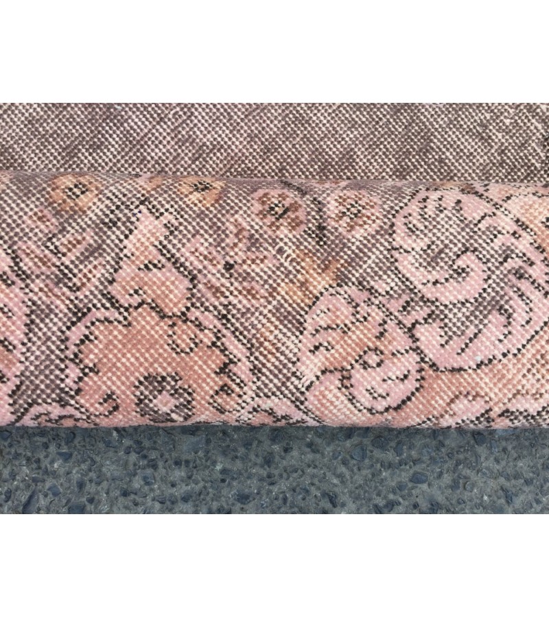 6x9 Turkish Vintage rug , distressed Rug , 5'6 X 9'3 Handmade Rug