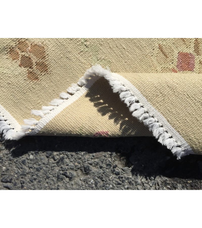 8x10 hand woven kilim, Romanian bedroom rug, flat woven rug, 7'10 X 9'10 vintage kilim