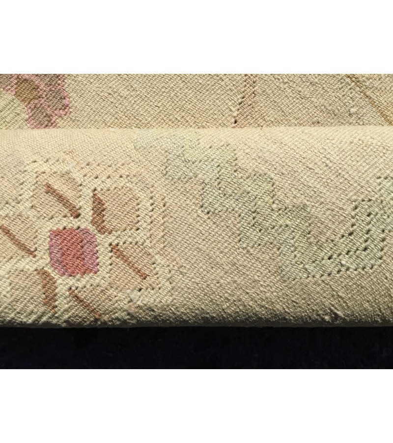 8x10 hand woven kilim, Romanian bedroom rug, flat woven rug, 7'10 X 9'10 vintage kilim