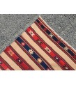 6x10 rustic bedroom kilim, retro embroidered kilim , Handmade rug , 5'7 X 9'6 area rug