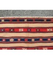 6x10 rustic bedroom kilim, retro embroidered kilim , Handmade rug , 5'7 X 9'6 area rug