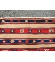 6x10 rustic bedroom kilim, retro embroidered kilim , Handmade rug , 5'7 X 9'6 area rug 