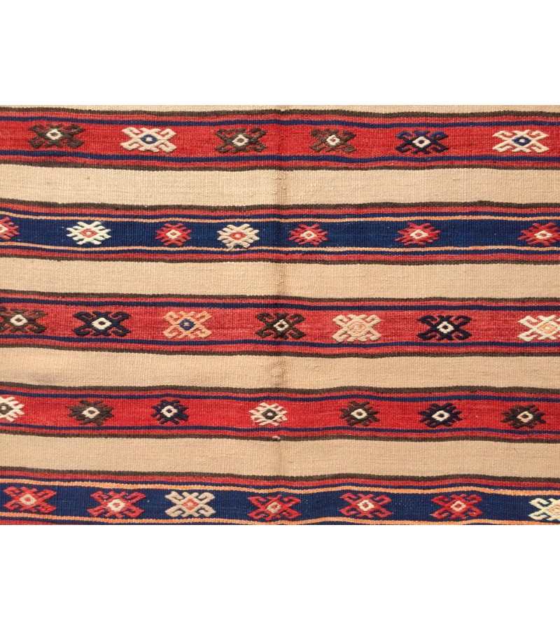 6x10 rustic bedroom kilim, retro embroidered kilim , Handmade rug , 5'7 X 9'6 area rug