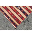 6x10 rustic bedroom kilim, retro embroidered kilim , Handmade rug , 5'7 X 9'6 area rug