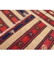 6x10 rustic bedroom kilim, retro embroidered kilim , Handmade rug , 5'7 X 9'6 area rug 