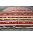 6x10 rustic bedroom kilim, retro embroidered kilim , Handmade rug , 5'7 X 9'6 area rug