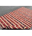 6x10 rustic bedroom kilim, retro embroidered kilim , Handmade rug , 5'7 X 9'6 area rug